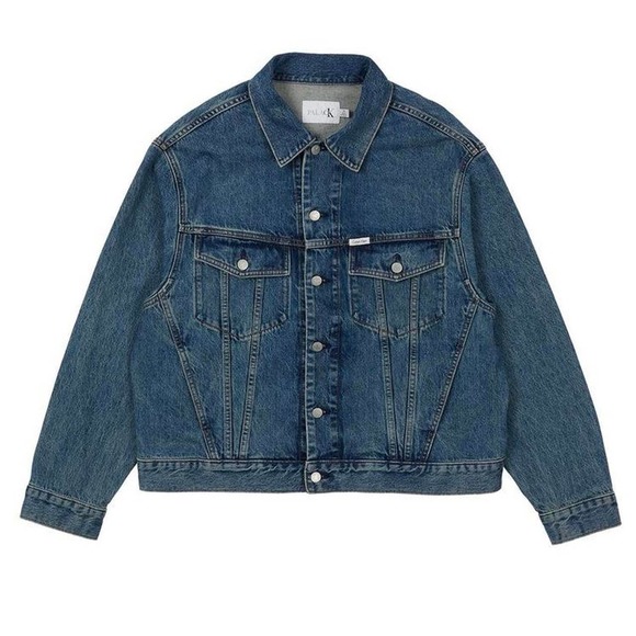 Palace x Calvin Klein Baggy Sandstone Indigo Denim Jacket